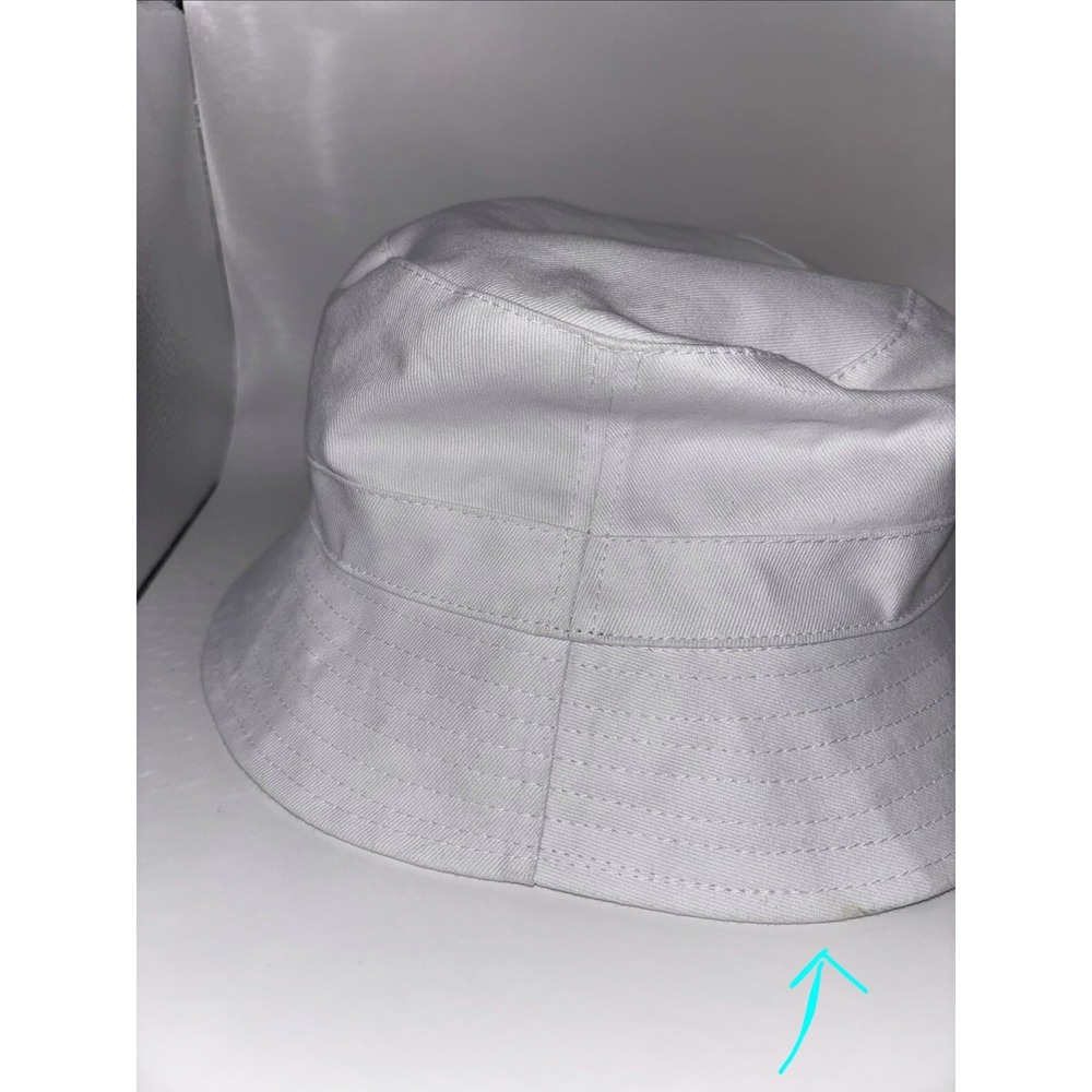 HOKA Bucket Hat Logo White Orange Unisex OS One Size 100% Cotton Unisex Trendy - Picture 6 of 11